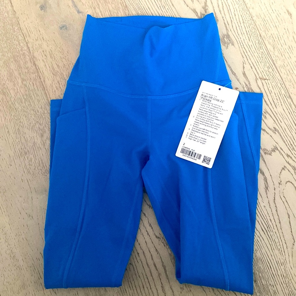 Lululemon align hr crop legging 23” size 2